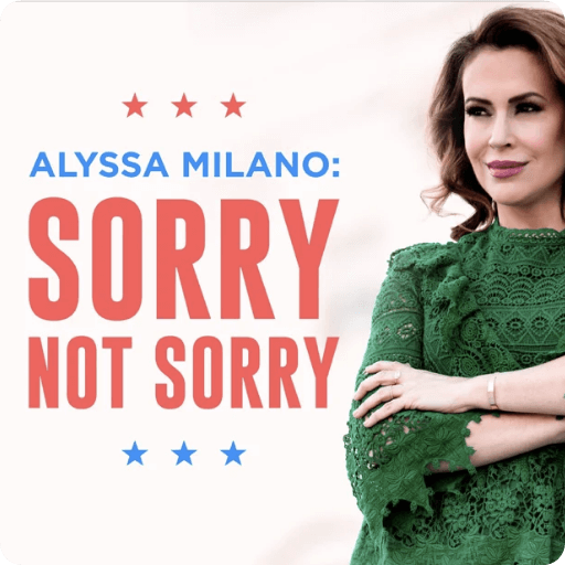 sorry not sorry by alyssa milano graphic